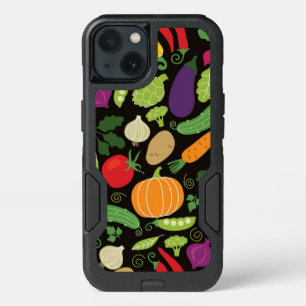 Food on a black background iPhone 13 case