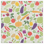 Food on a white background fabric