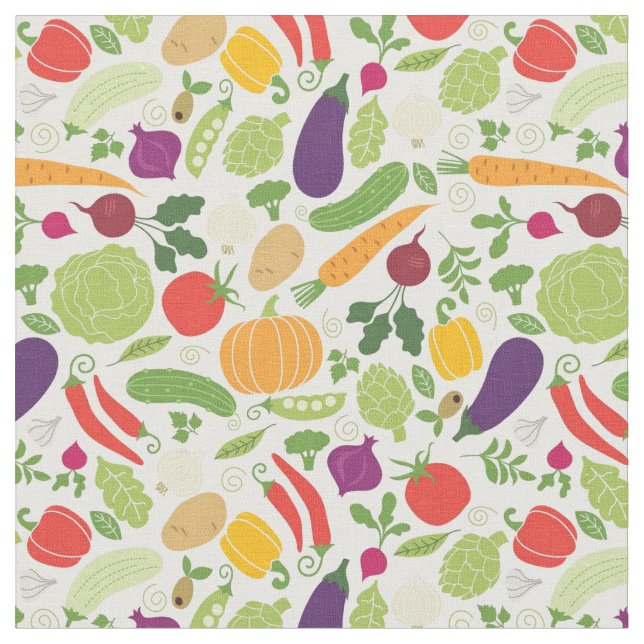 Food on a white background fabric (Close Up)