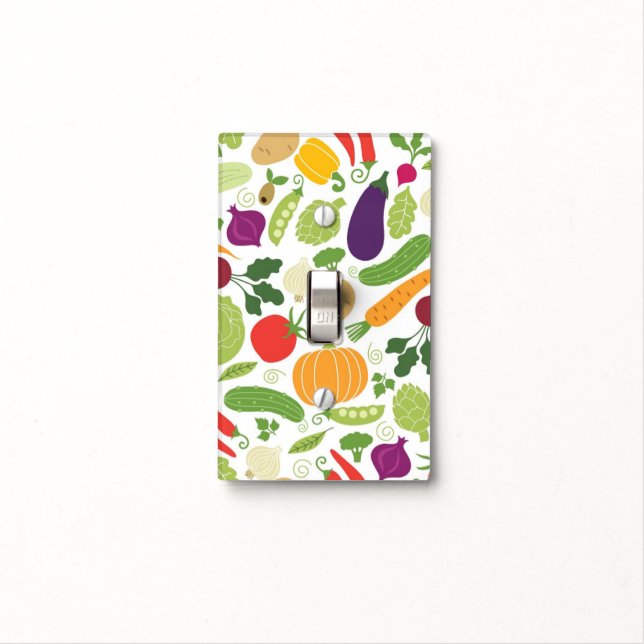 Food on a white background light switch cover (In Situ)