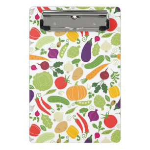 Food on a white background mini clipboard