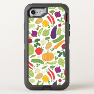 Food on a white background OtterBox defender iPhone SE/8/7 case