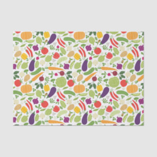 Food on a white background tissue paper
