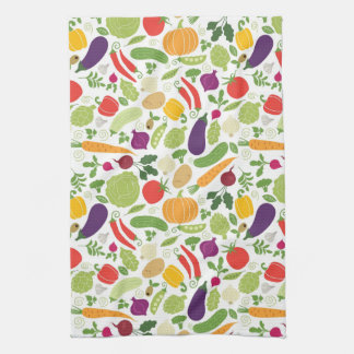 Food on a white background towel