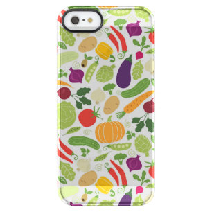 Food on a white background clear iPhone SE/5/5s case