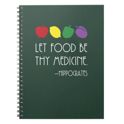 Food or Diet Journal Let Food be thy Medicine