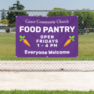 Food Pantry Church Banner