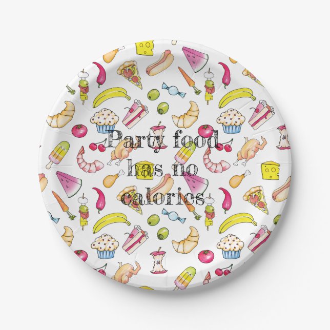 Food Paper Plates (Front)