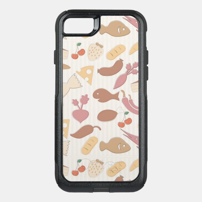 Food Pattern 2 2 Otterbox iPhone Case (Back)