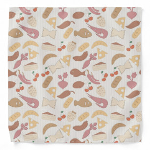 Food Pattern 2 Bandana