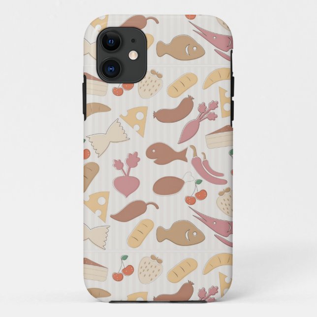 Food Pattern 2 Case-Mate iPhone Case (Back)