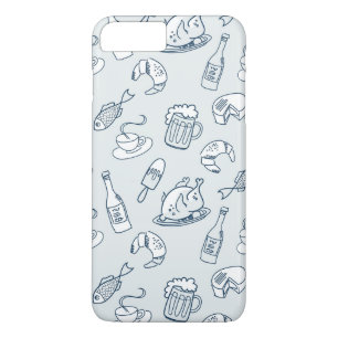 Food Pattern 2 iPhone 8 Plus/7 Plus Case