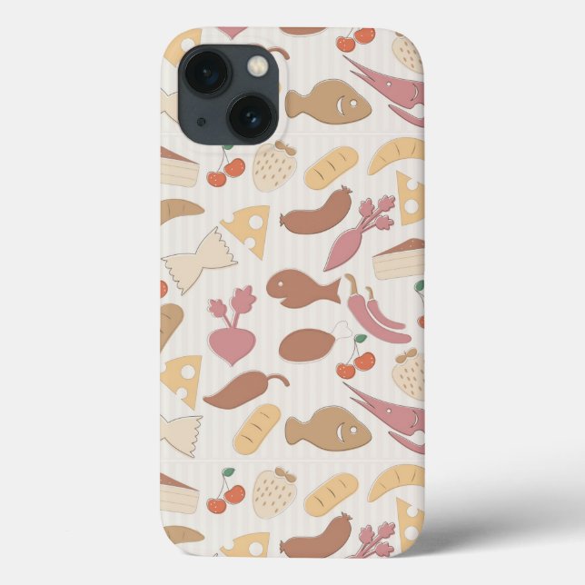 Food Pattern 2 Case-Mate iPhone Case (Back)
