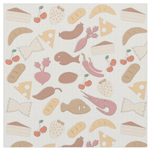 Food Pattern 2 Fabric