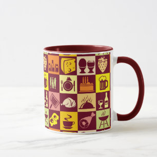 Food Pattern 2 Mug