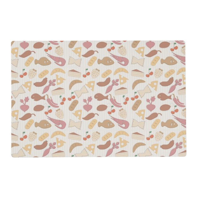 Food Pattern 2 Placemat (Front)