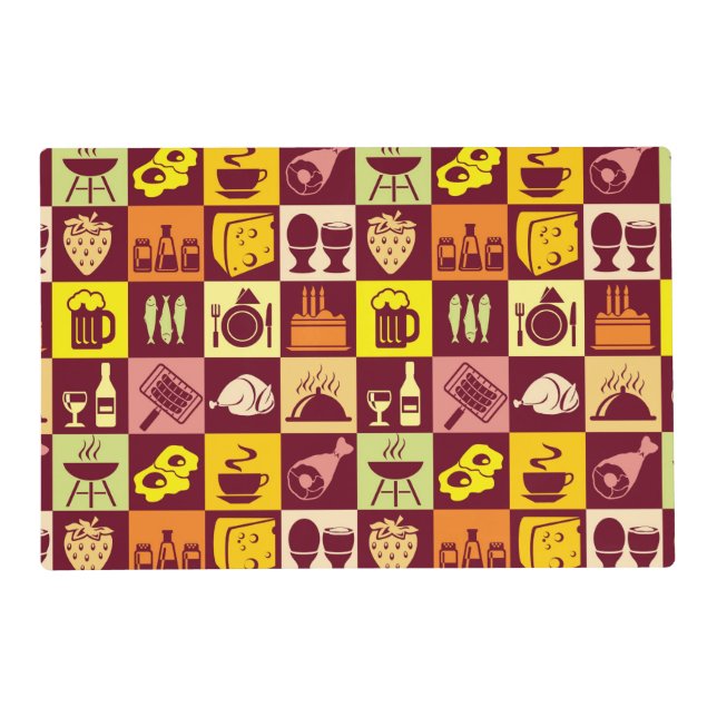 Food Pattern 2 Placemat (Front)