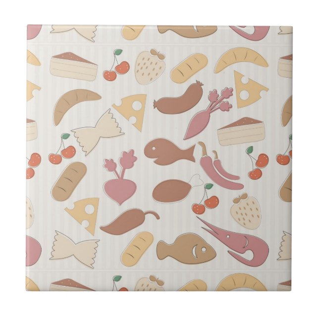 Food Pattern 2 Tile (Front)