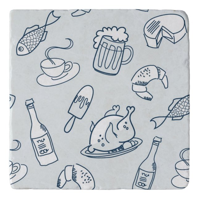 Food Pattern 2 Trivet (Front)