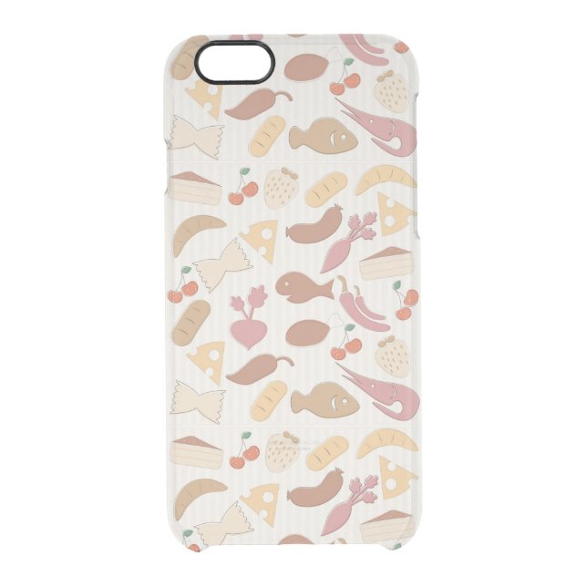 Food Pattern 2 Uncommon iPhone Case (Back)