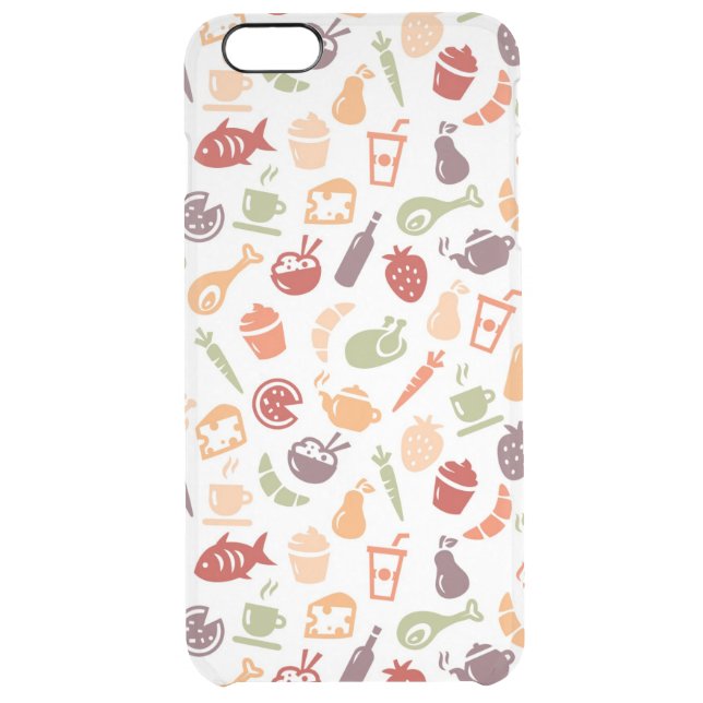Food Pattern 2 Uncommon iPhone Case (Back)