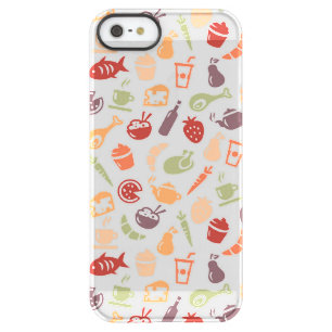 Food Pattern 2 Permafrost iPhone SE/5/5s Case