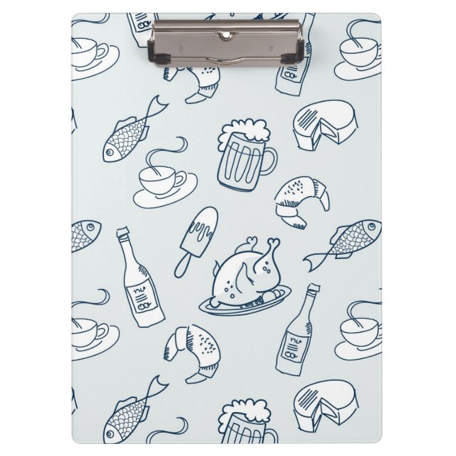 Food Pattern 3 Clipboard (Front)