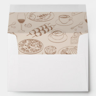 Food Pattern 3 Envelope