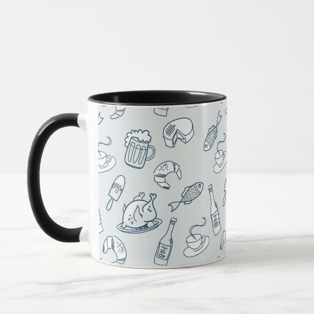 Food Pattern 3 Mug (Left)