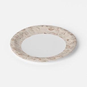 Food Pattern 3 Paper Plates