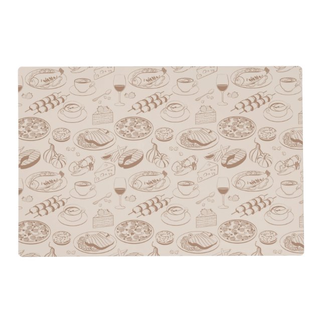 Food Pattern 3 Placemat (Front)
