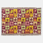 Food Pattern 3 Throw Blanket