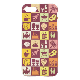 Food Pattern 3 iPhone SE/8/7 Case