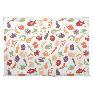 Food Pattern Cloth Placemat