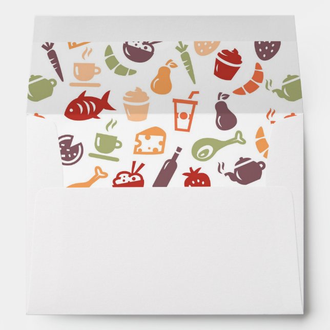 Food Pattern Envelope (Back (Bottom))