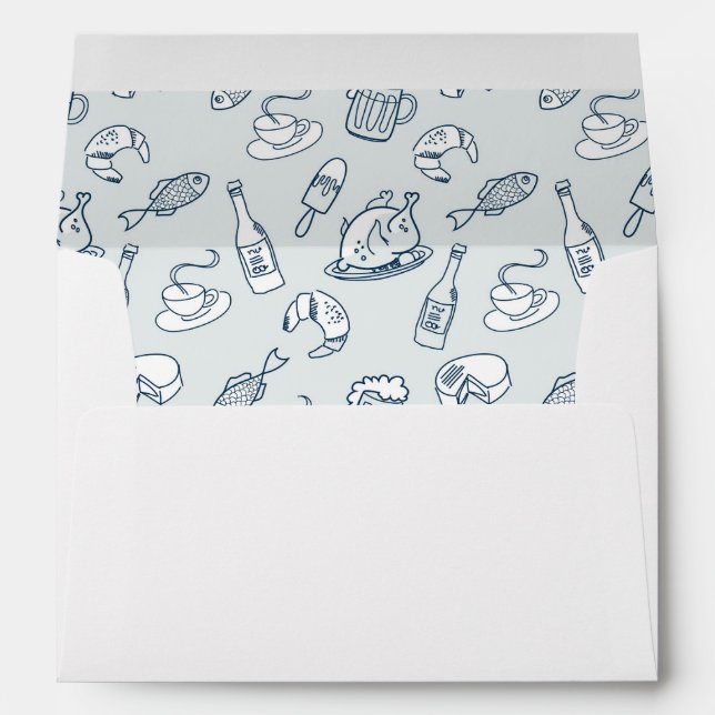 Food Pattern Envelope (Back (Bottom))