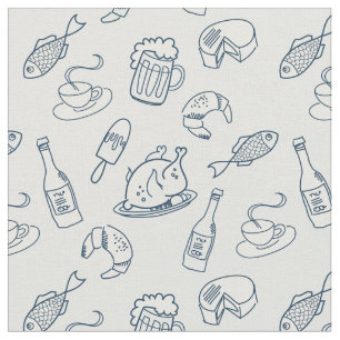 Food Pattern Fabric