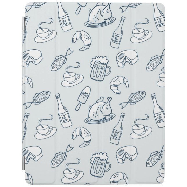 Food Pattern iPad Smart Cover (Front)