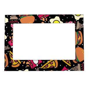Food Pattern Magnetic Frame
