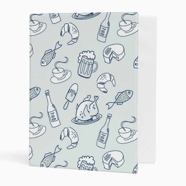Food Pattern Mini Binder (Front/Inside)