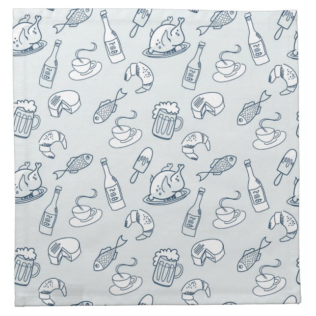 Food Pattern Napkin (Front)