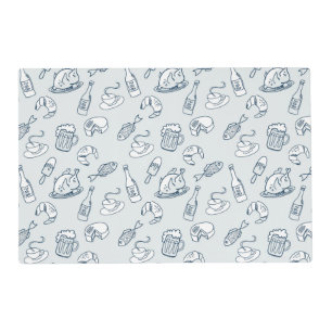 Food Pattern Placemat