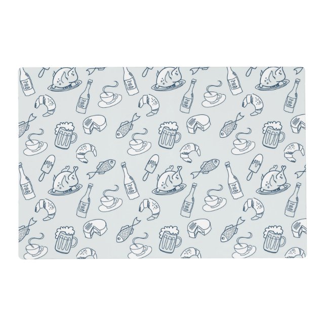 Food Pattern Placemat (Front)