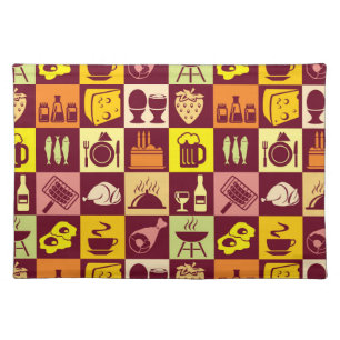 Food Pattern Placemat