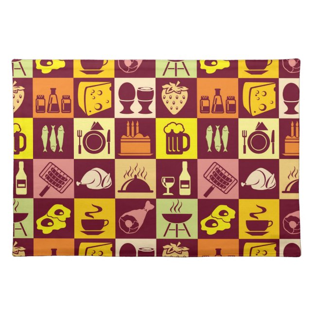 Food Pattern Placemat (Front)