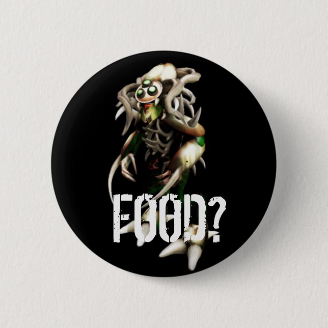 FOOD? PINBACK BUTTON (Front)