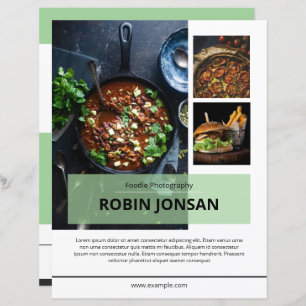 Food Postcard Template