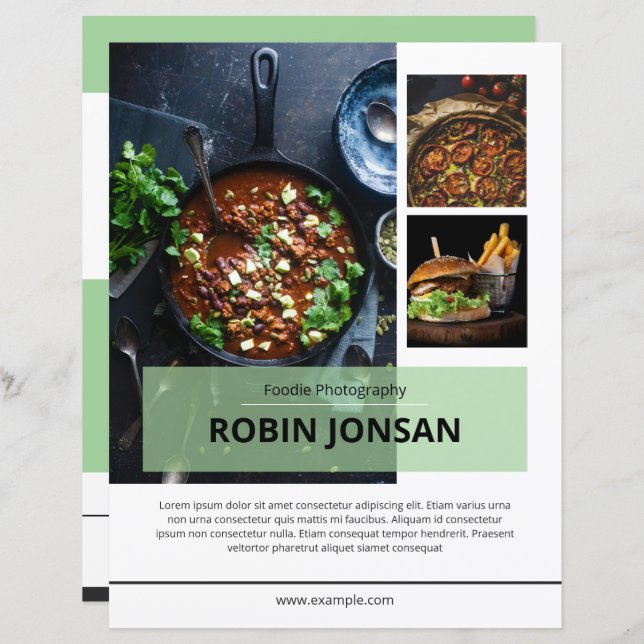 Food Postcard Template (Front/Back)