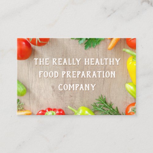 Food Preparation Business Card Business Card