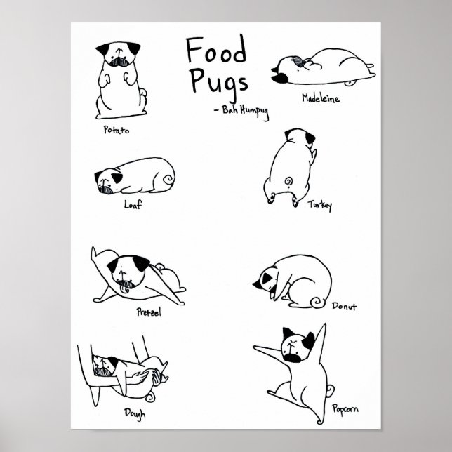 Food Pugs Poster (Front)